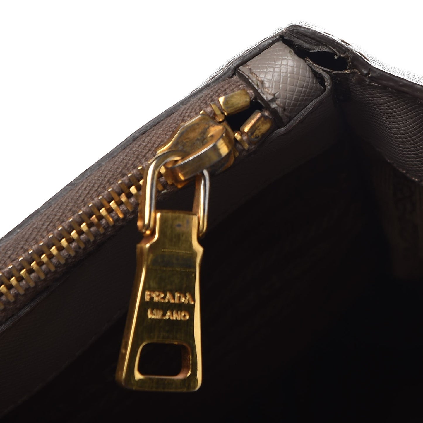 Saffiano Large Galleria Double Zip Tote Argilla