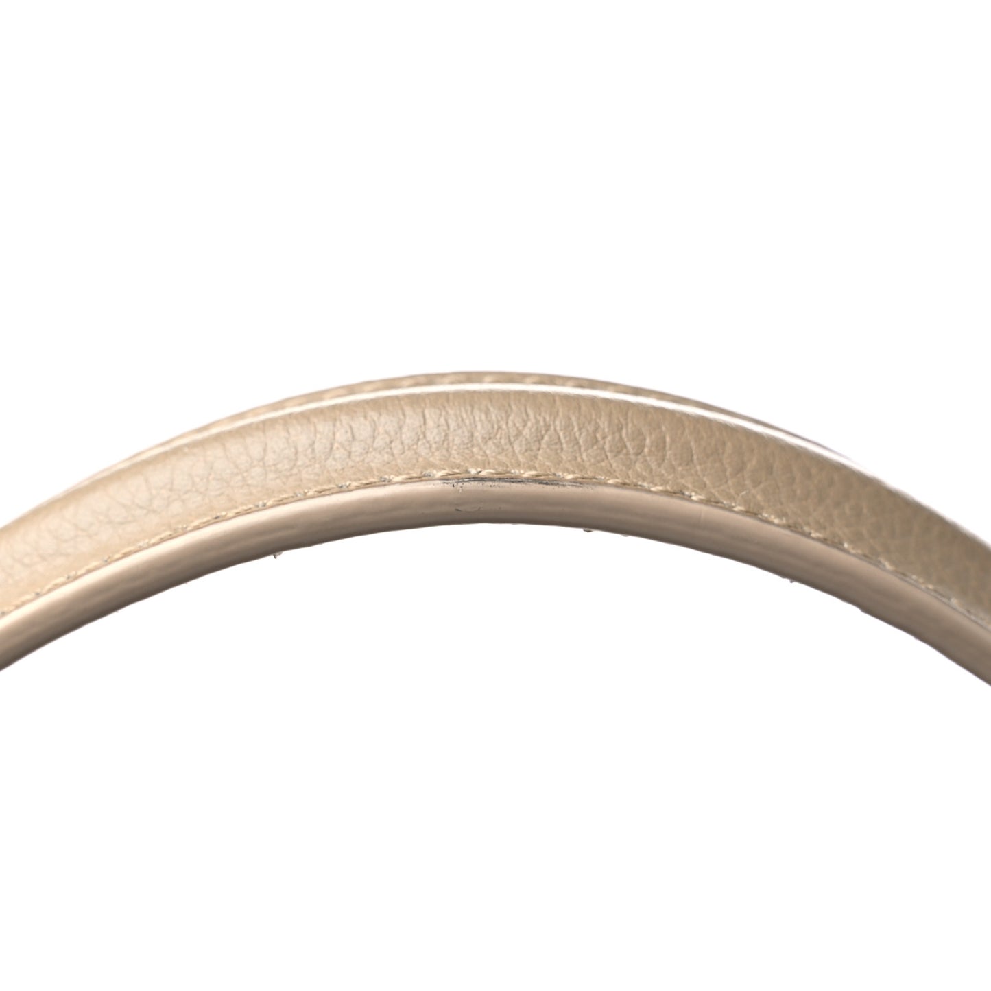 Grainy Calfskin Medium Title Bag Honey