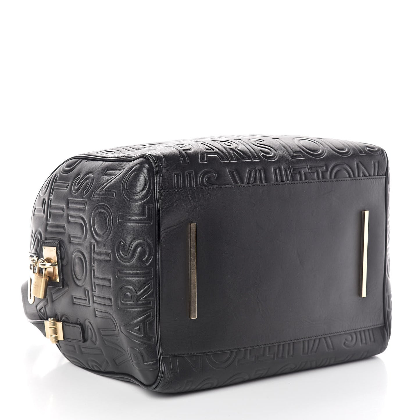 Calfskin Embossed Speedy Cube 30 Black