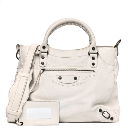 Balenciaga Agneau Classic Hardware Velo White Light 1 of 15