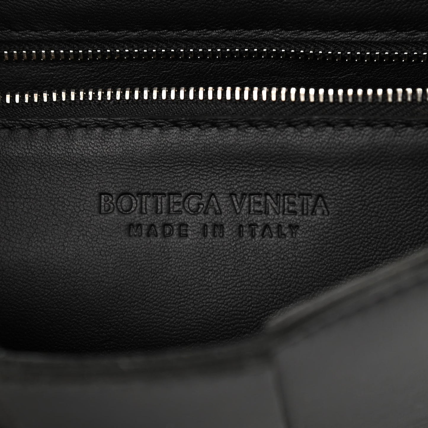 Lambskin Maxi Intrecciato Cassette Crossbody Bag Black