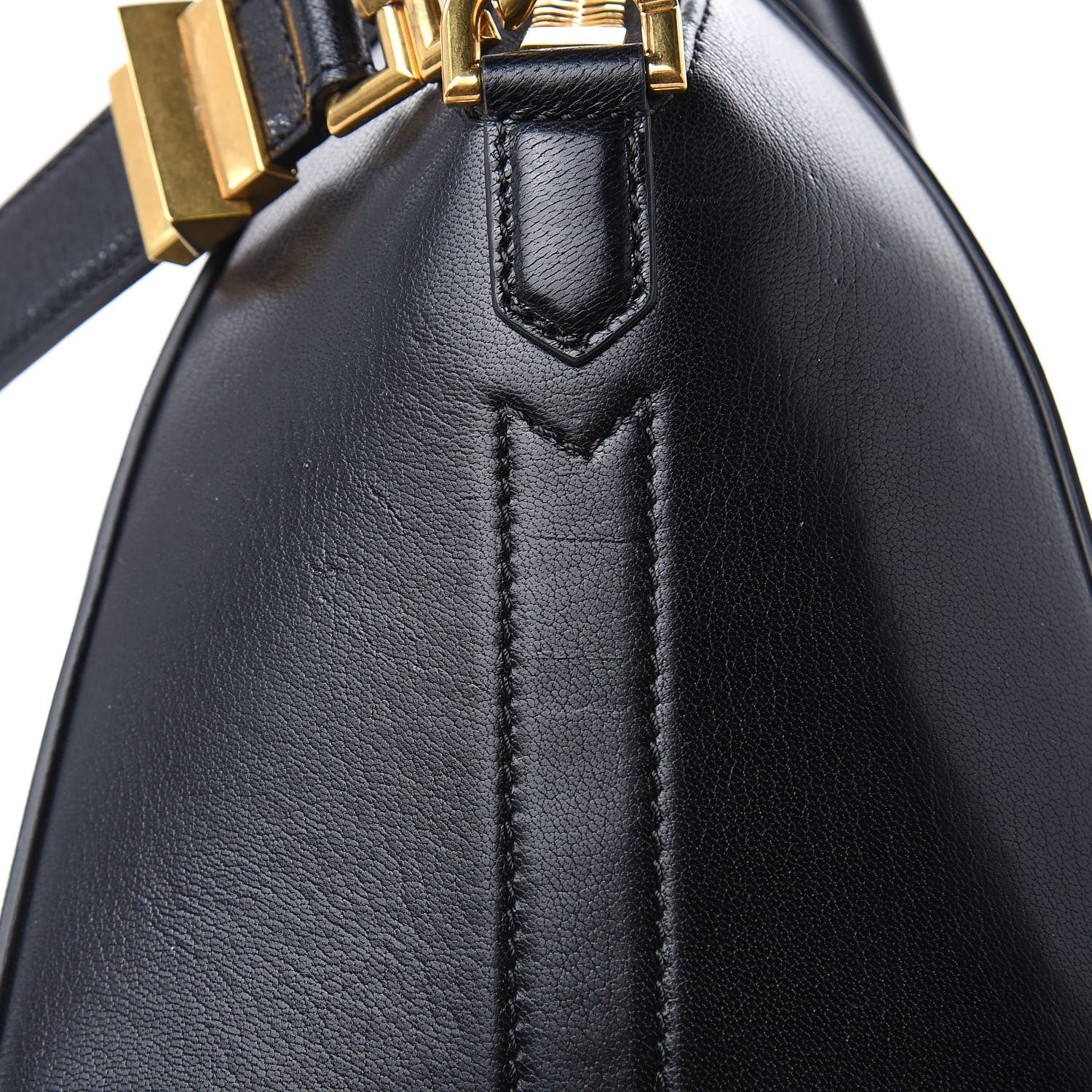 Givenchy Canvas Sugar Goatskin Striped Small Antigona Black 14 of 16