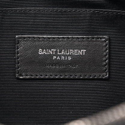 Saint Laurent Suede Calfskin Small Fringe Crossbody Bag Black 6 of 12