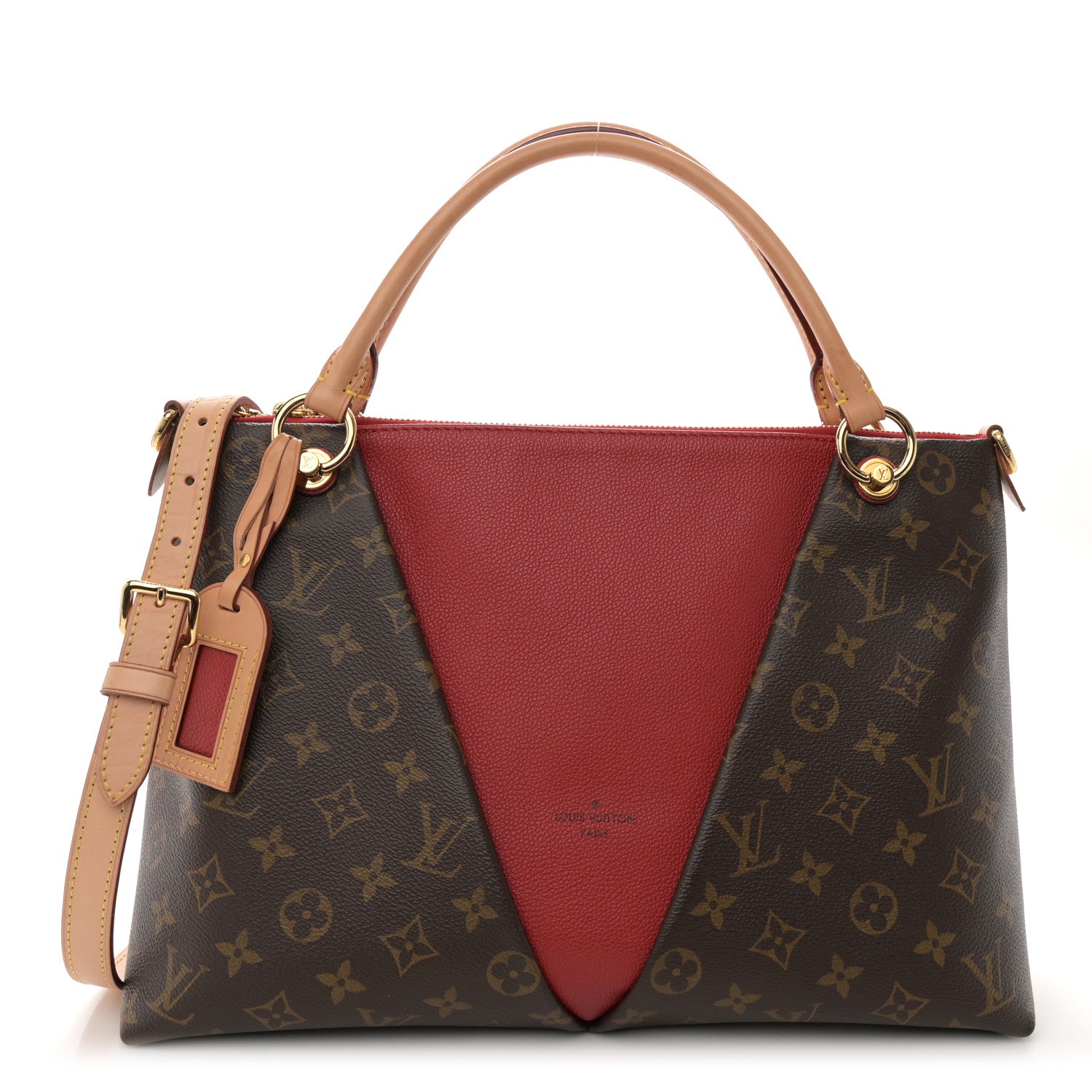 Louis Vuitton Monogram V Tote MM Cherry 1 of 13
