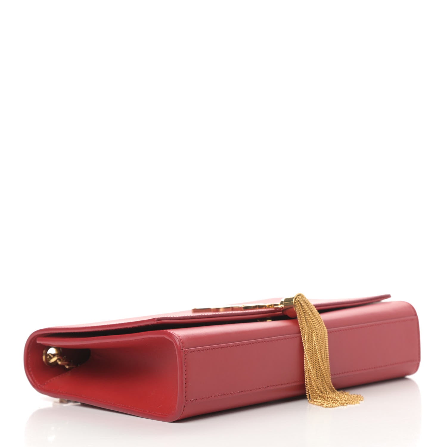 Saint Laurent Smooth Calfskin Medium Classic Monogram Kate Tassel Satchel New Lipstick 4 of 12