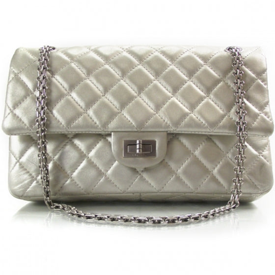 Lambskin 2.55 Reissue 226 Flap Silver