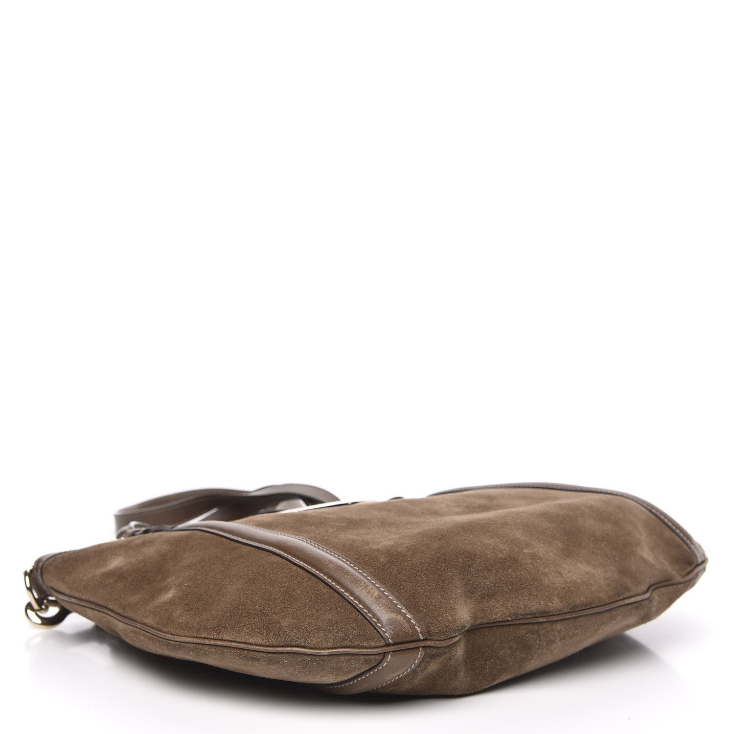 Gucci Suede Medium Britt Tote Brown 4 of 18