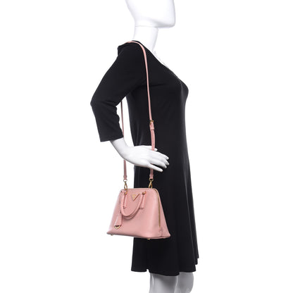 Prada Saffiano Lux Small Promenade Tote Orchidea 2 of 10