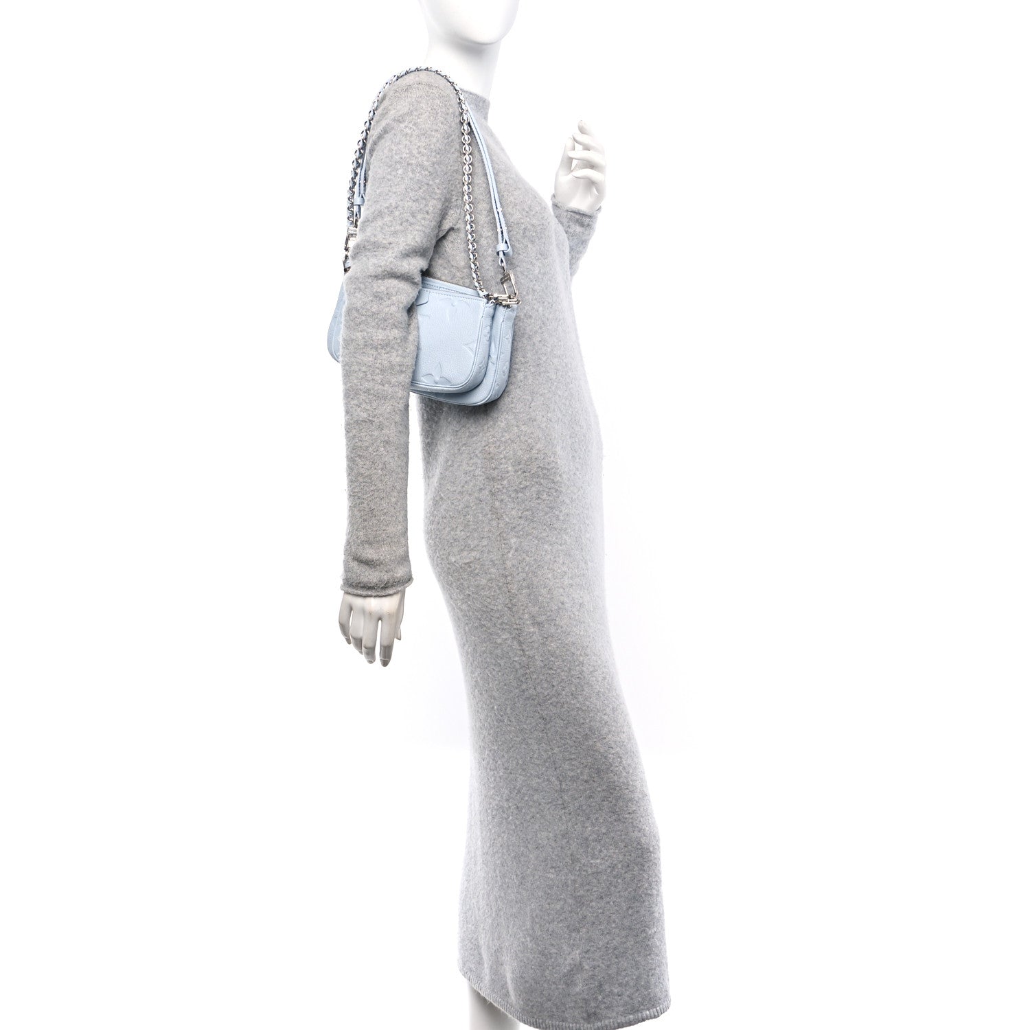 Louis Vuitton Empreinte Monogram Giant Multi Pochette Accessories Blue Hour 2 of 9