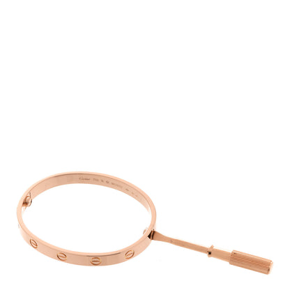 Cartier 18K Pink Gold LOVE Bracelet 16 4 of 7