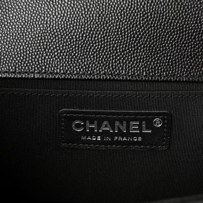 Chanel Caviar Quilted Medium Boy Flap Black 6 of 11