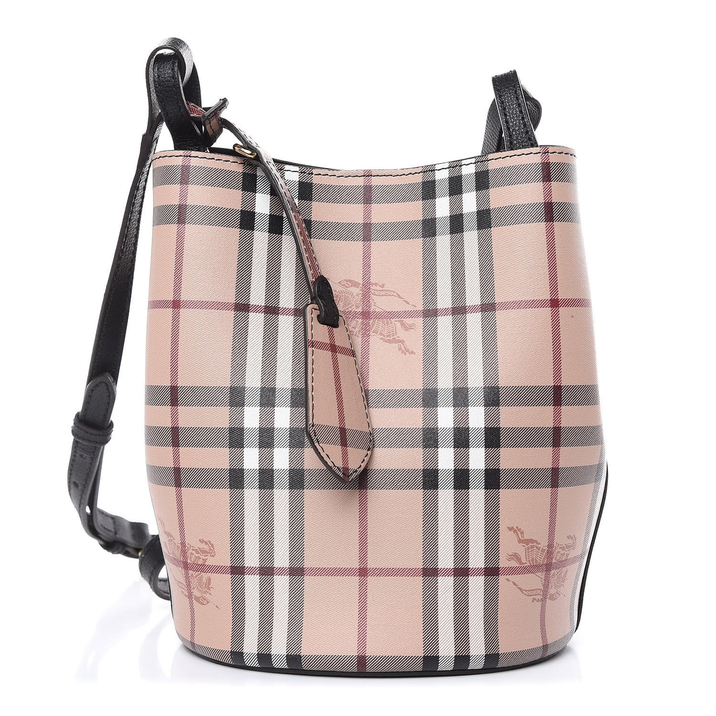 Haymarket Check Colours Small Lorne Bucket Crossbody Black