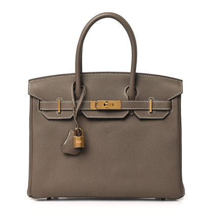 Hermes Togo BIRKIN 30 Etoupe 1 of 12