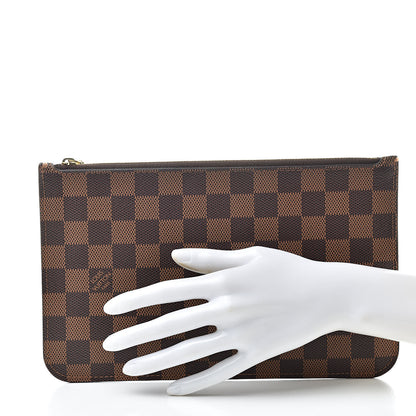 Louis Vuitton Damier Ebene Neverfull MM GM Pochette 2 of 13