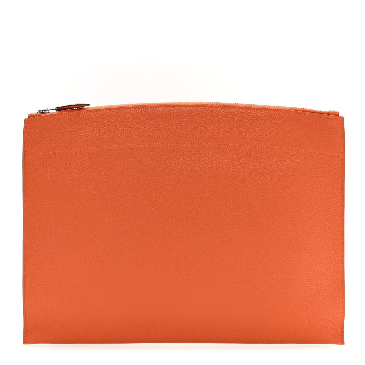 Hermes Togo Large Bazar Pouch Orange 1 of 7