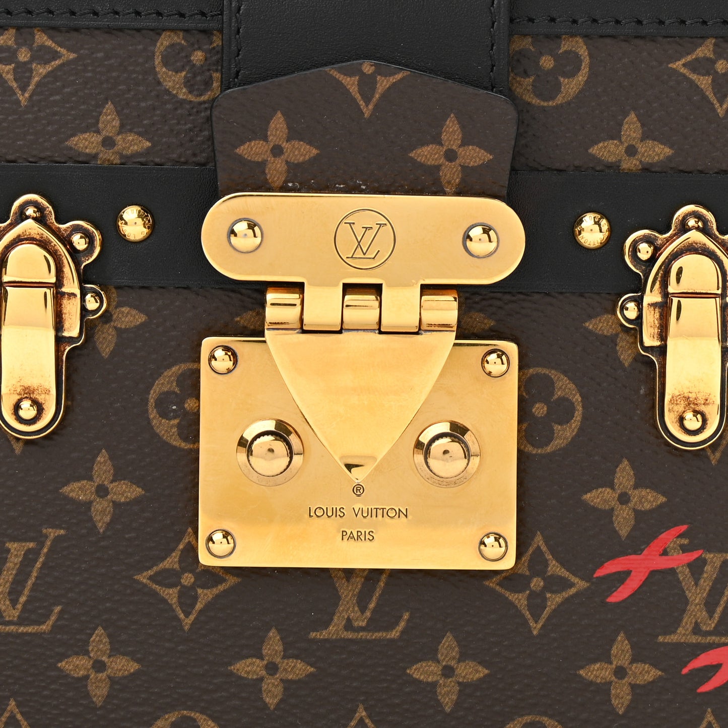 Monogram Petite Malle Black