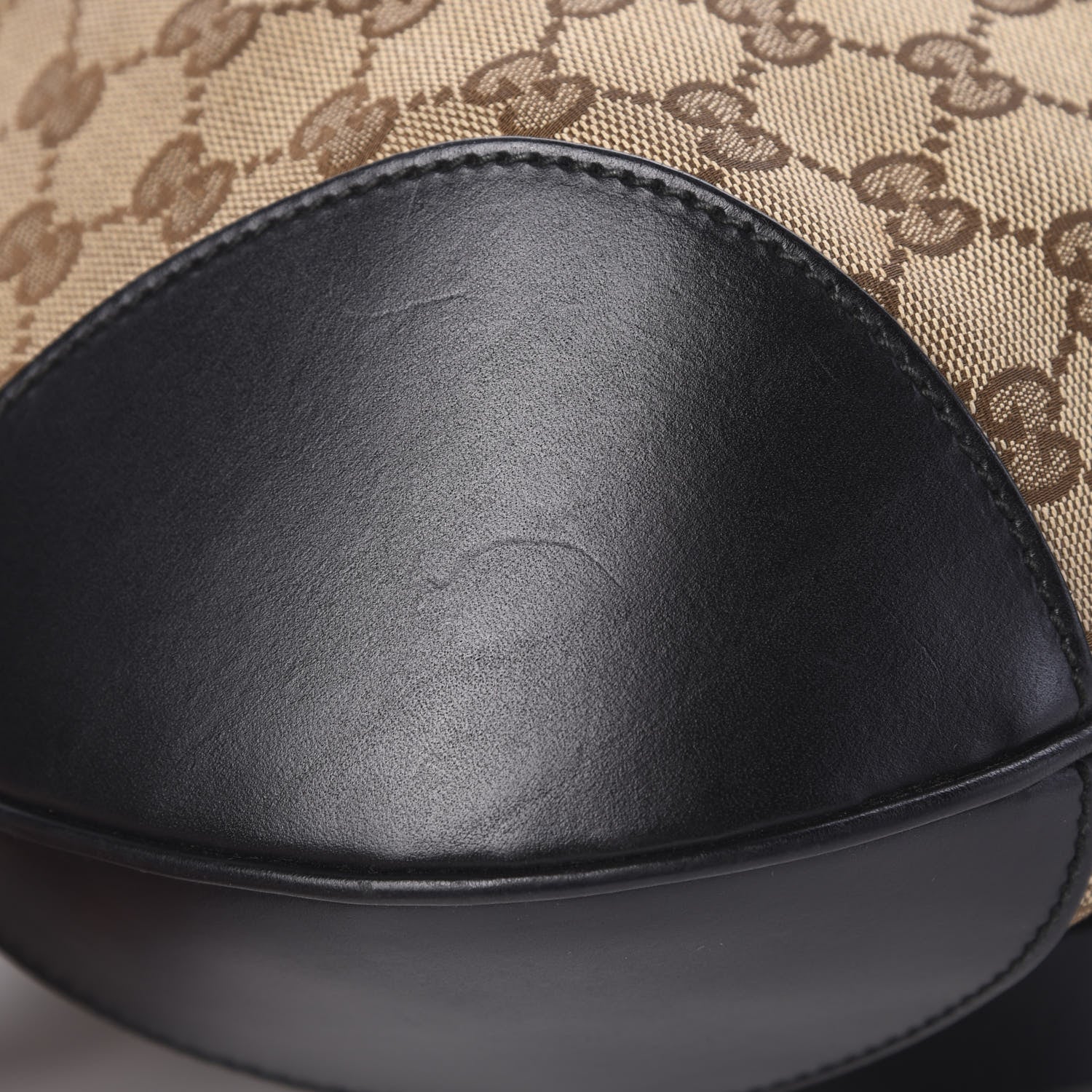 Gucci Monogram Medium Patti Stud Hobo Black 11 of 12