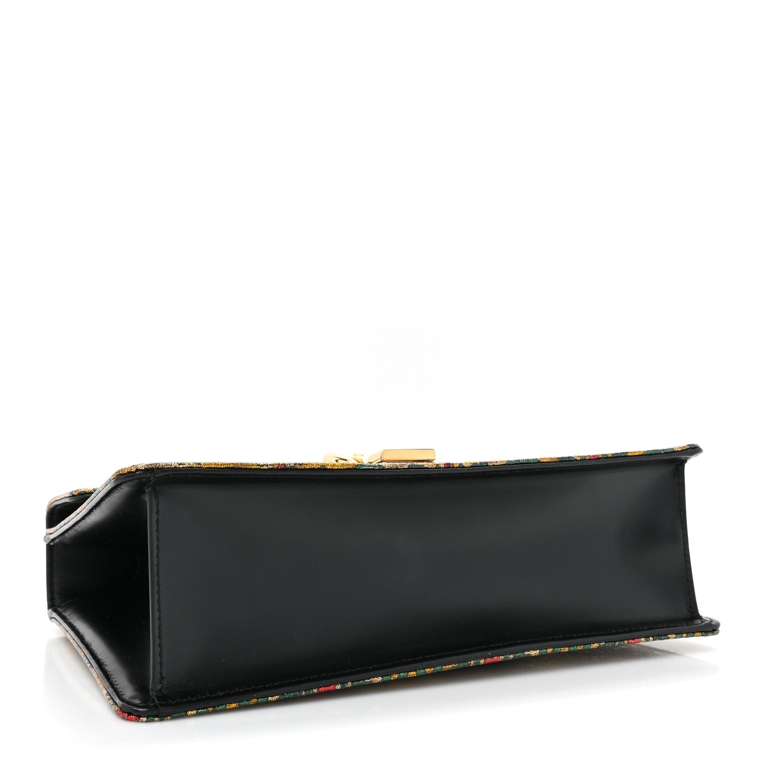 Gucci Iridescent Brocade Small Sylvie Shoulder Bag Gold 4 of 10