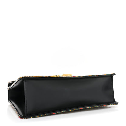 Gucci Iridescent Brocade Small Sylvie Shoulder Bag Gold 4 of 10