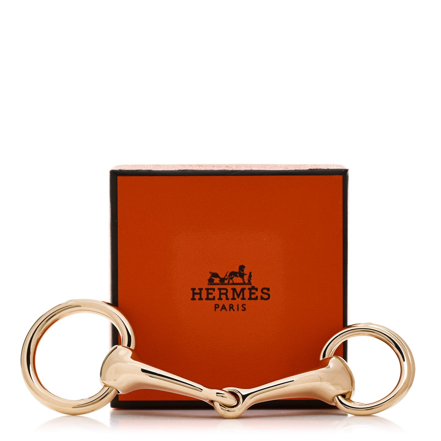 Permabrass Mors Scarf Ring Gold