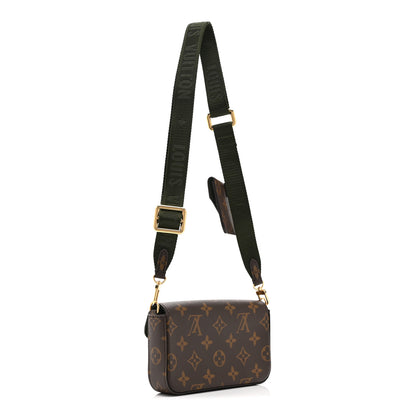 Louis Vuitton Monogram Felicie Strap & Go Kaki 3 of 9