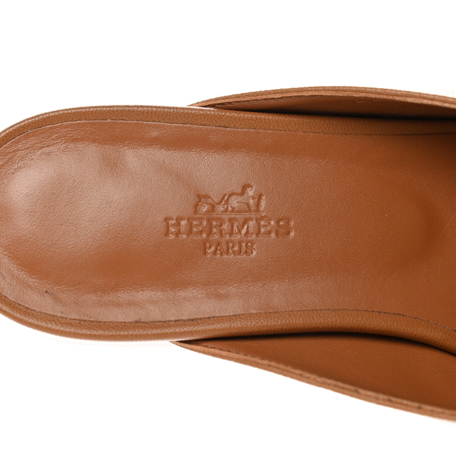 Hermes Goatskin Oz Mules 38 Palissandre 6 of 9