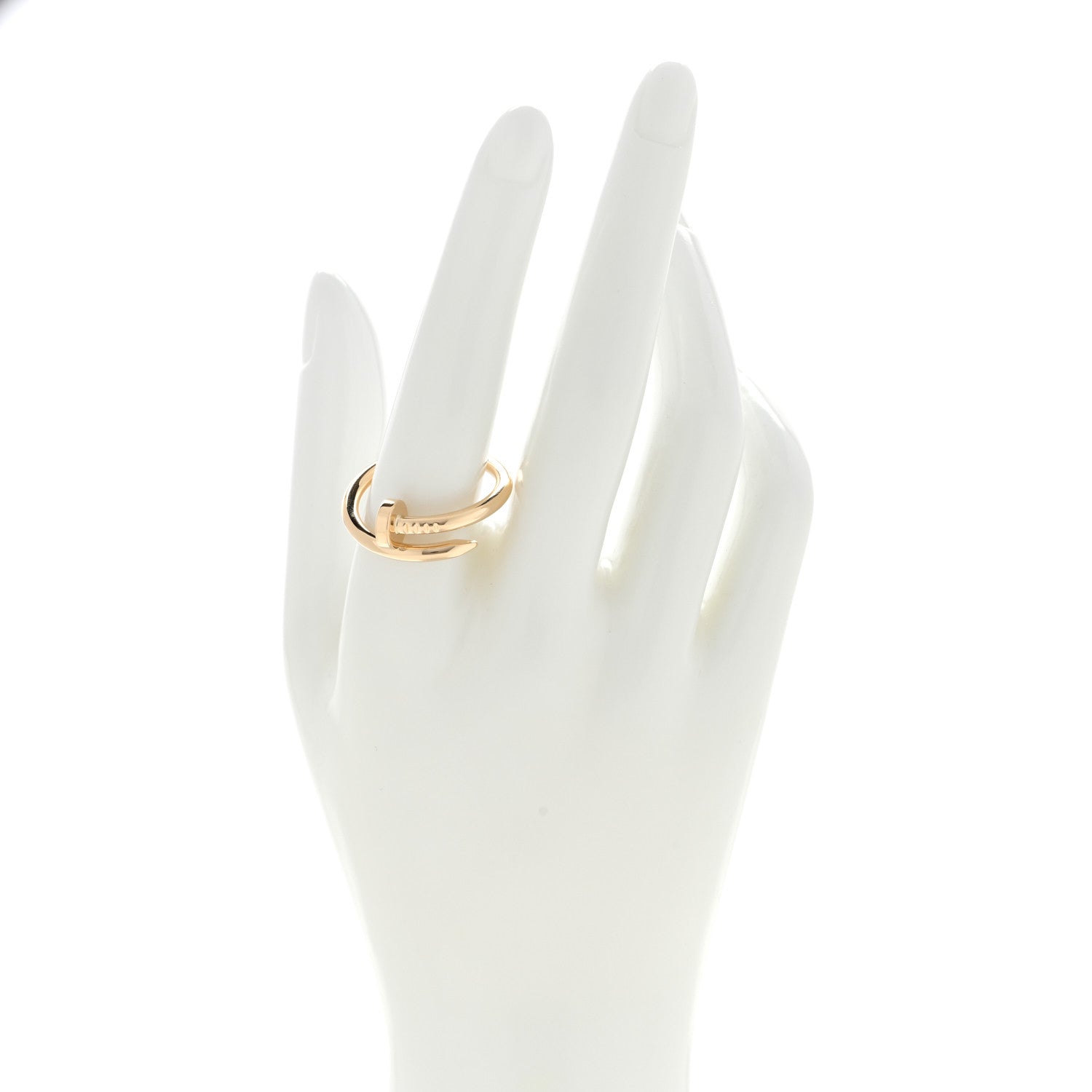 Cartier 18K Yellow Gold Juste Un Clou Ring 63 10.25 2 of 5