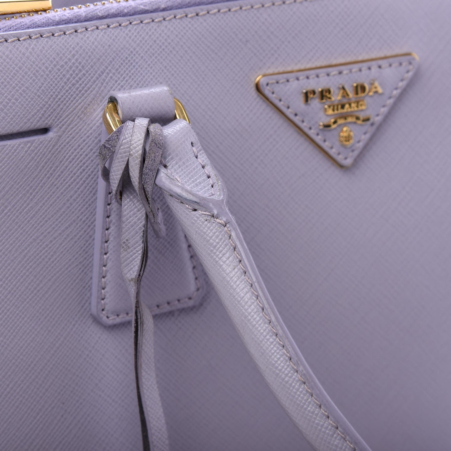 Saffiano Small Galleria Double Zip Tote Glicine