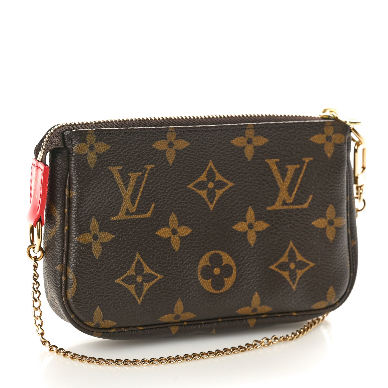 Louis Vuitton Monogram 2020 Christmas Animation Bumper Cars Mini Pochette Accessories Coquelicot 3 of 10