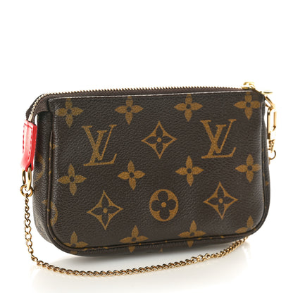 Louis Vuitton Monogram 2020 Christmas Animation Bumper Cars Mini Pochette Accessories Coquelicot 3 of 10