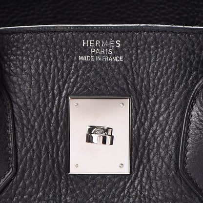 Hermes Taurillon Clemence Birkin 35 Black 23 of 44