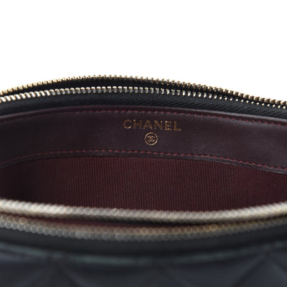 Chanel Lambskin Quilted Small Clutch With Chain Black 15 of 18