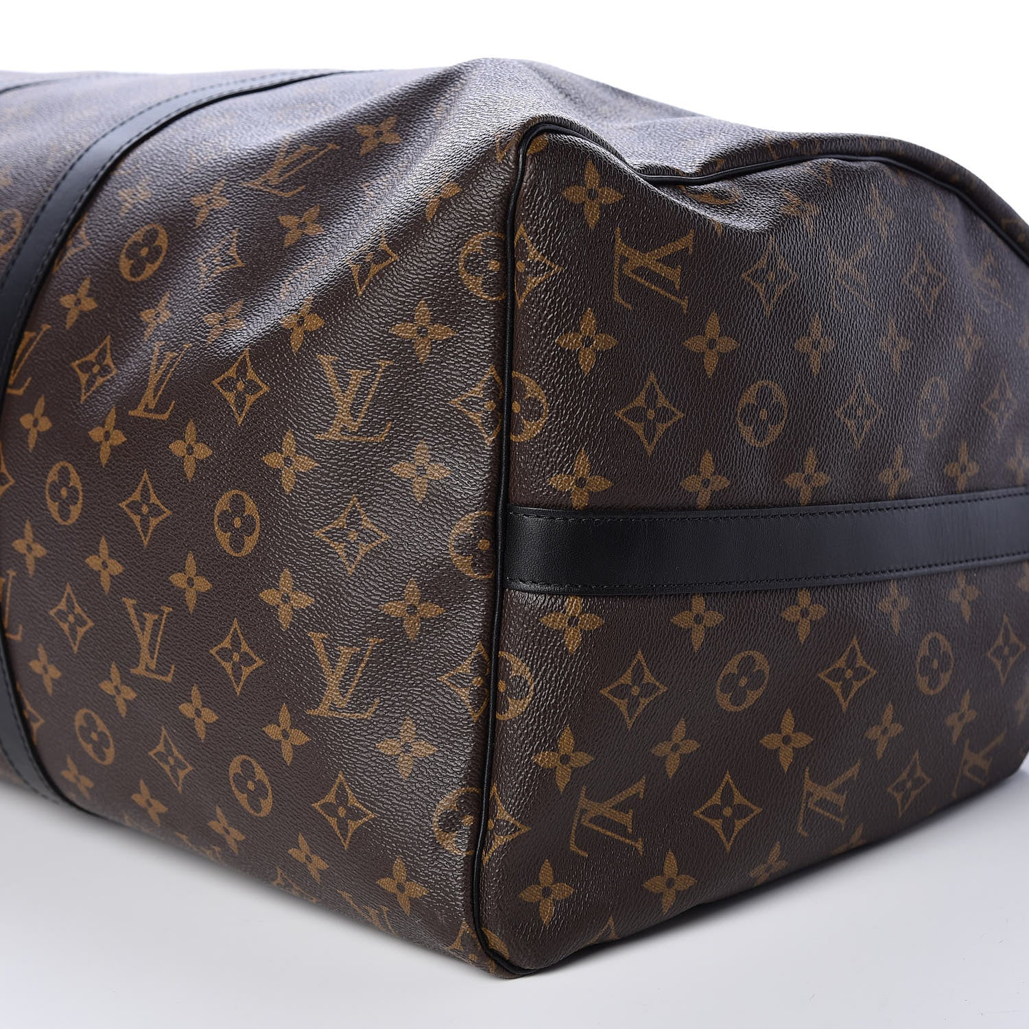 Louis Vuitton Monogram Macassar Keepall Bandouliere 55 8 of 13
