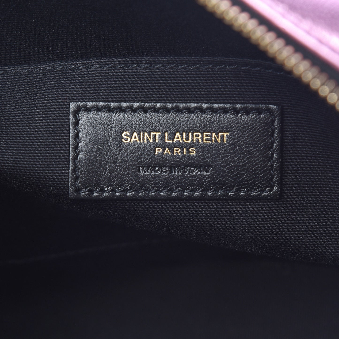 Metallic Calfskin Matelasse Monogram Lou Camera Bag Vegas Pink