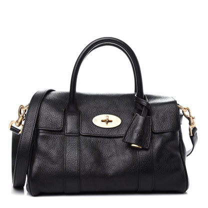 Mulberry Natural Leather Small Bayswater Black 1 of 10