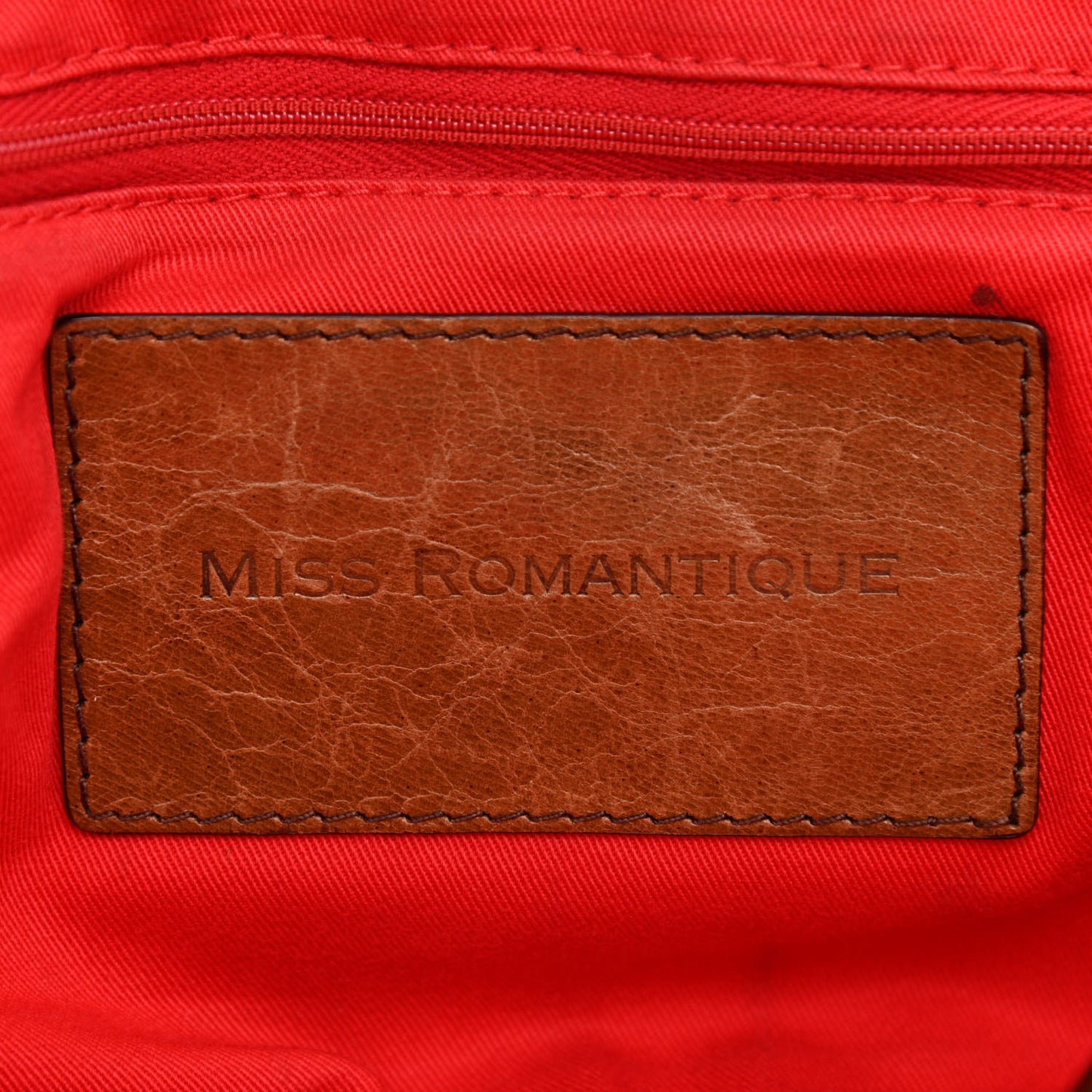 Calf Hair Leopard Print Miss Romantique Satchel Tan