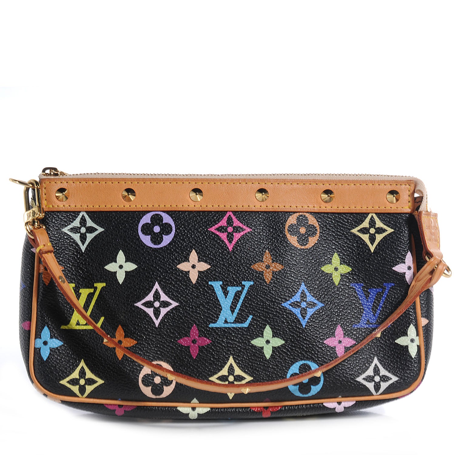 Louis Vuitton Monogram Multicolor Pochette Accessories Black 1 of 8