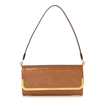 Louis Vuitton Vernis Rossmore MM Rose Velours 1 of 10