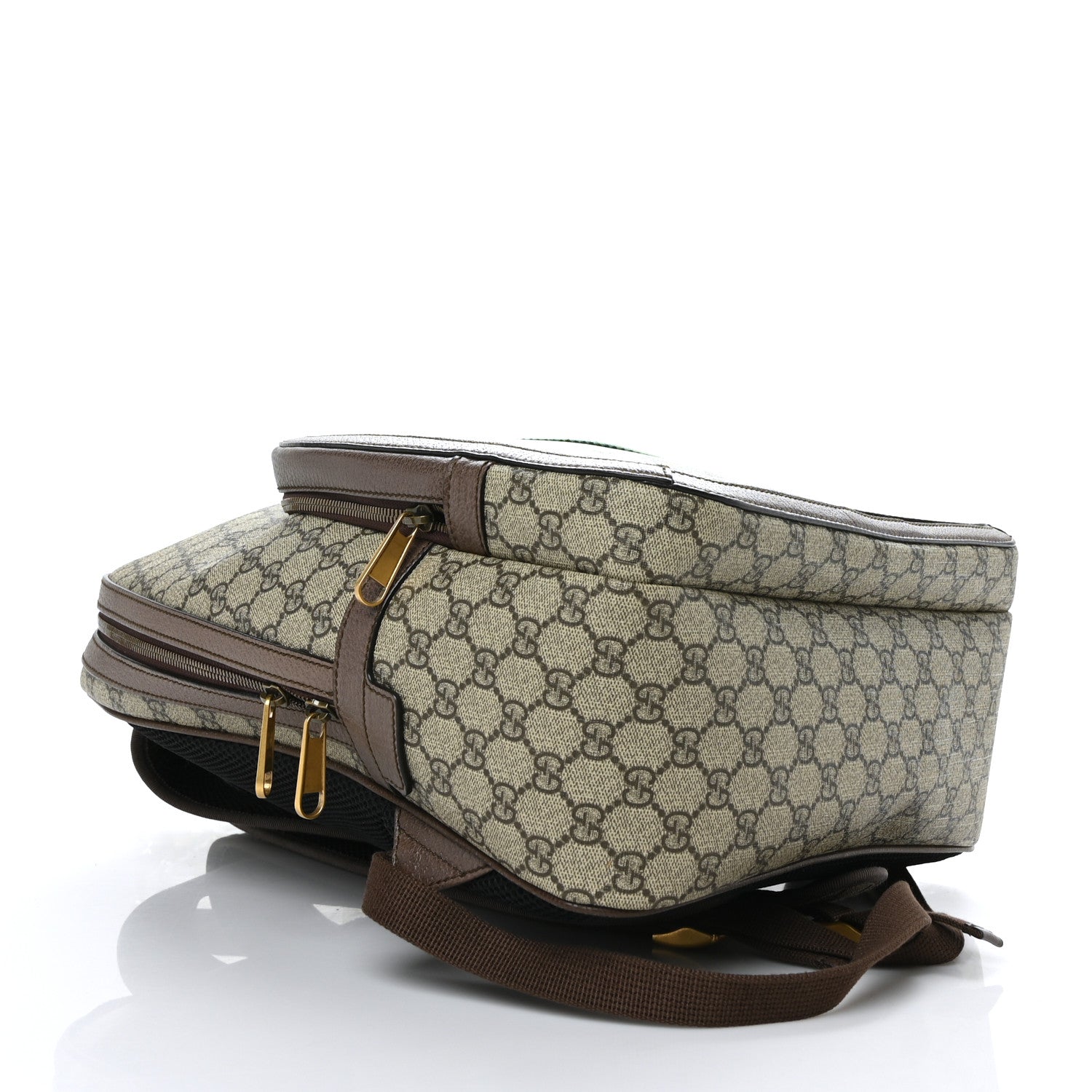 Gucci GG Supreme Monogram Medium Ophidia Day Backpack Brown 4 of 9