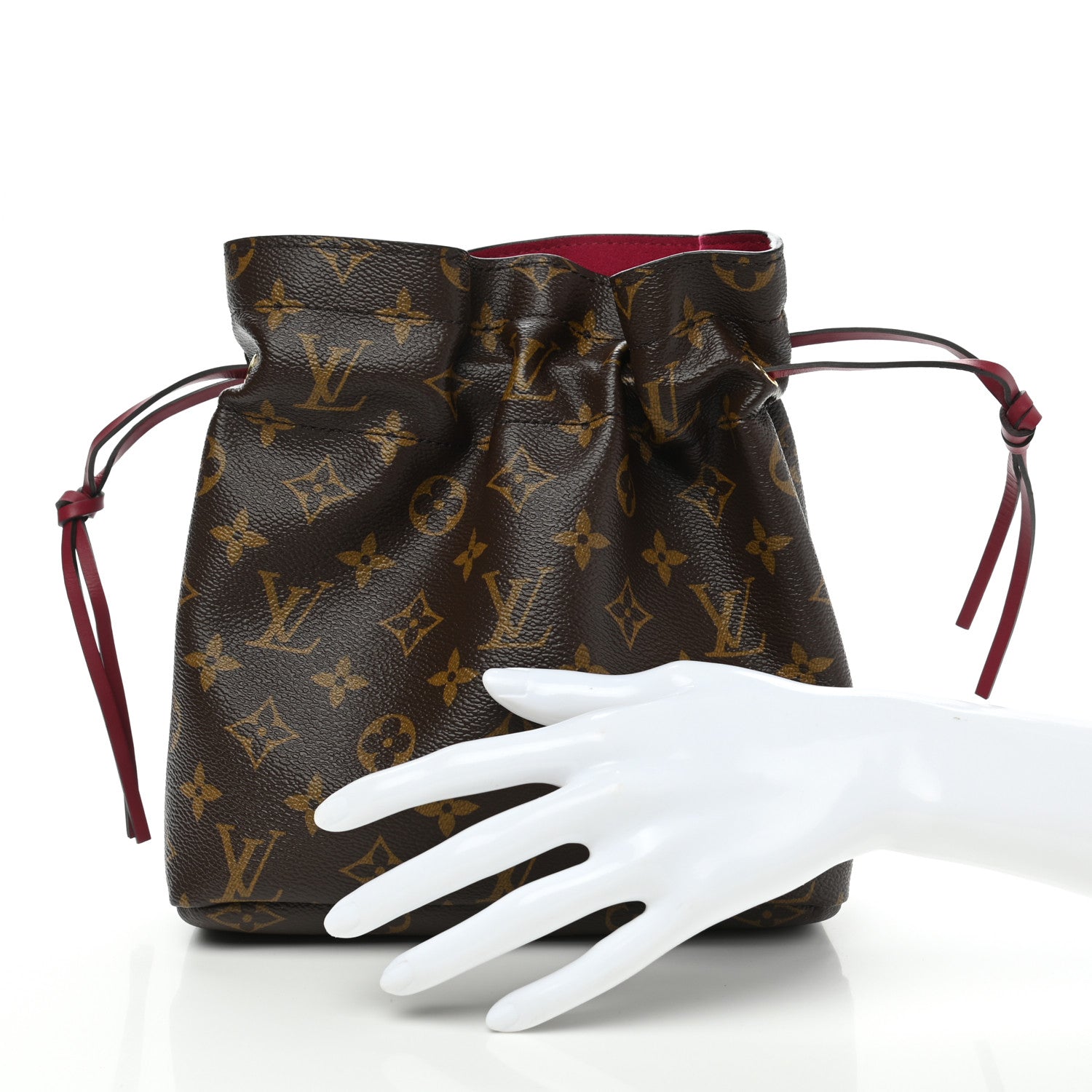 Louis Vuitton Monogram Pouch Noe Fuchsia 2 of 9