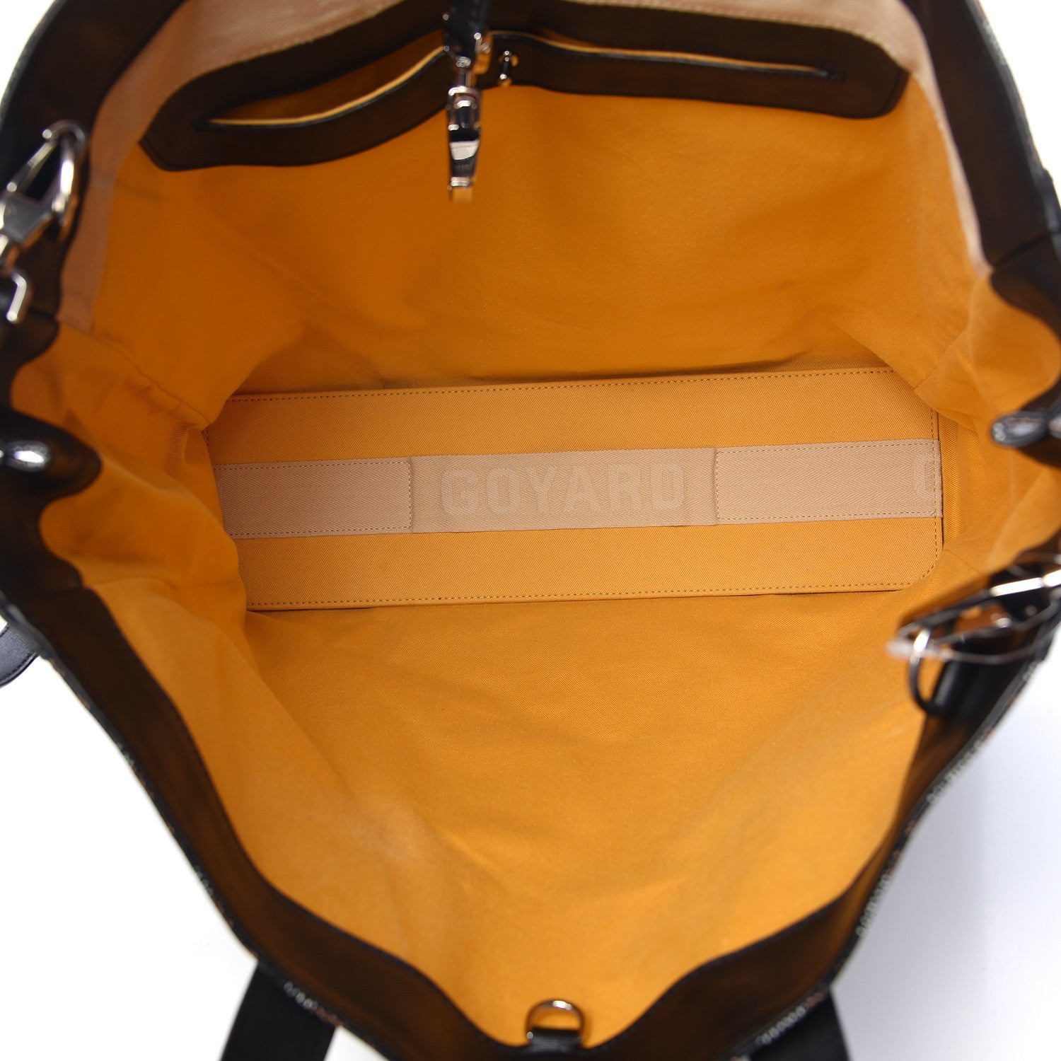 Goyard Goyardine Voltaire Tote Black 5 of 12