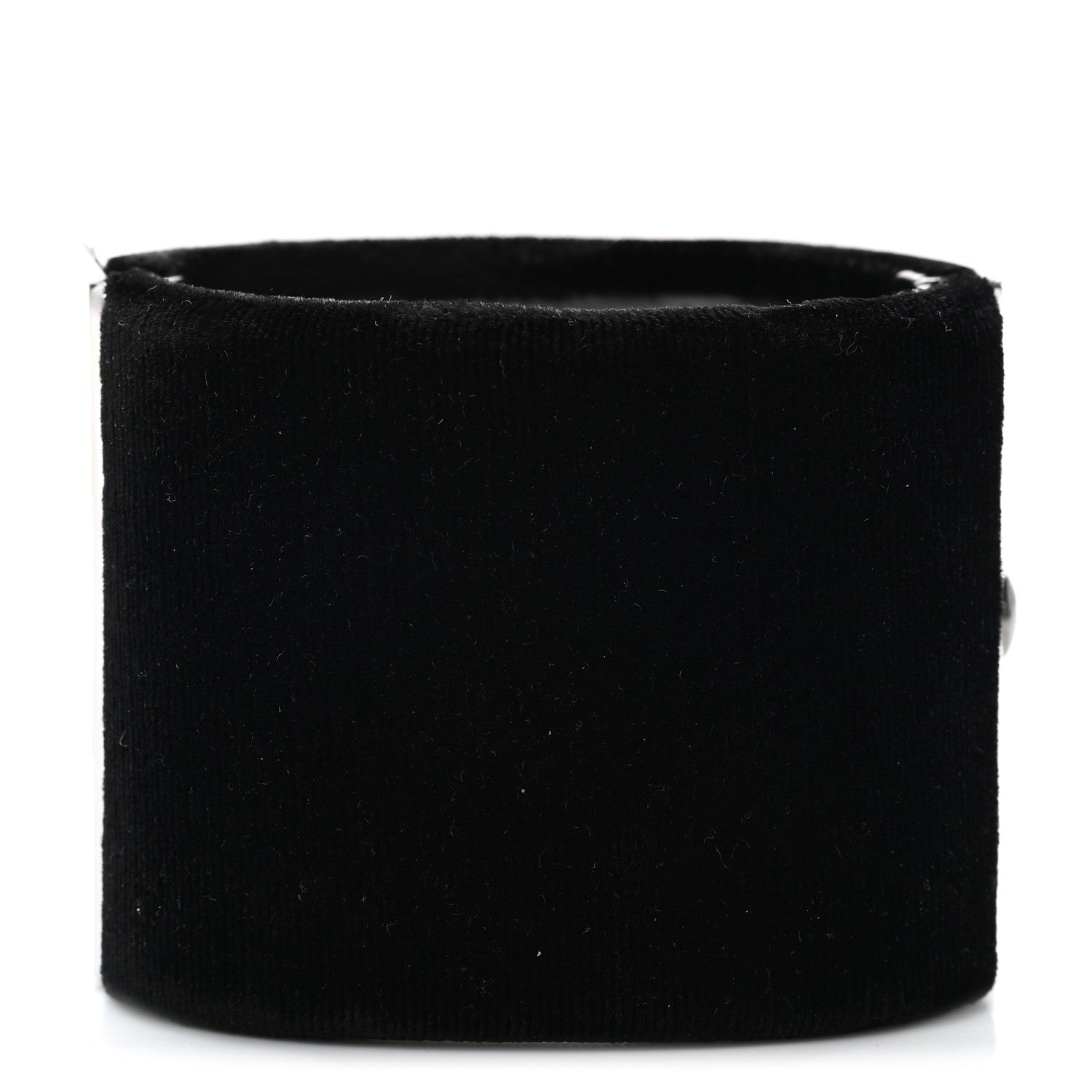 Chanel Velvet CC Wide Cuff Black 3 of 6