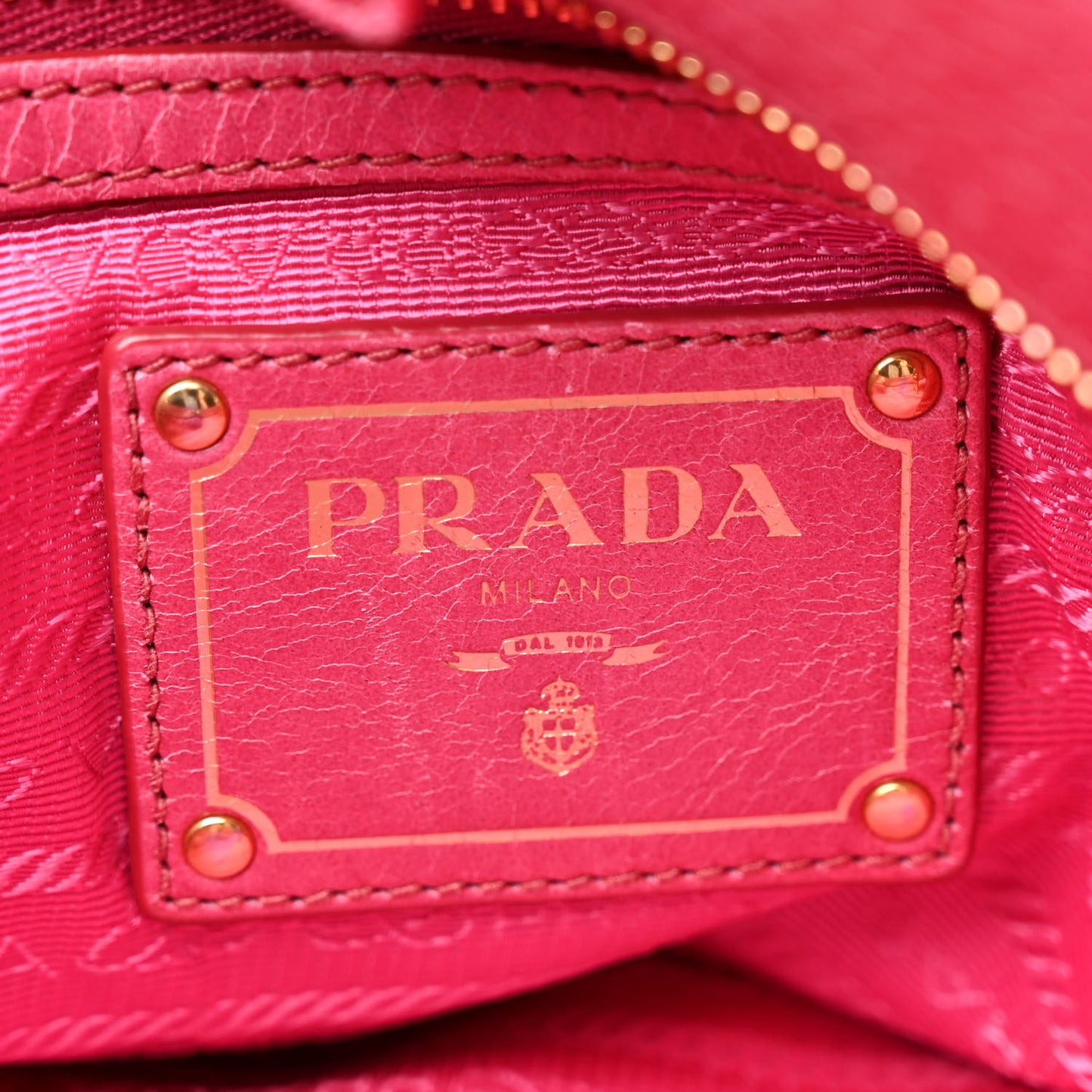 Vitello Shine Shopping Satchel Peonia