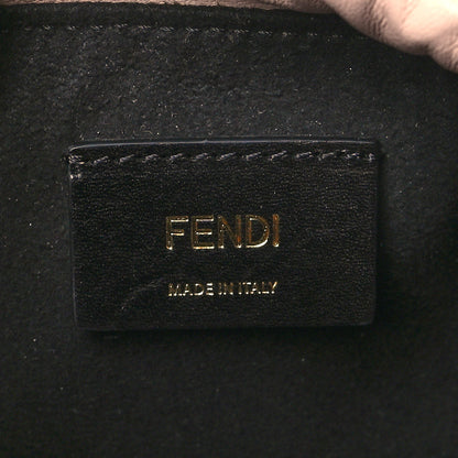 Fendi Soft Nappa Logo Small Drawstring Pouch Bag Rosa Quarzo Black 5 of 8