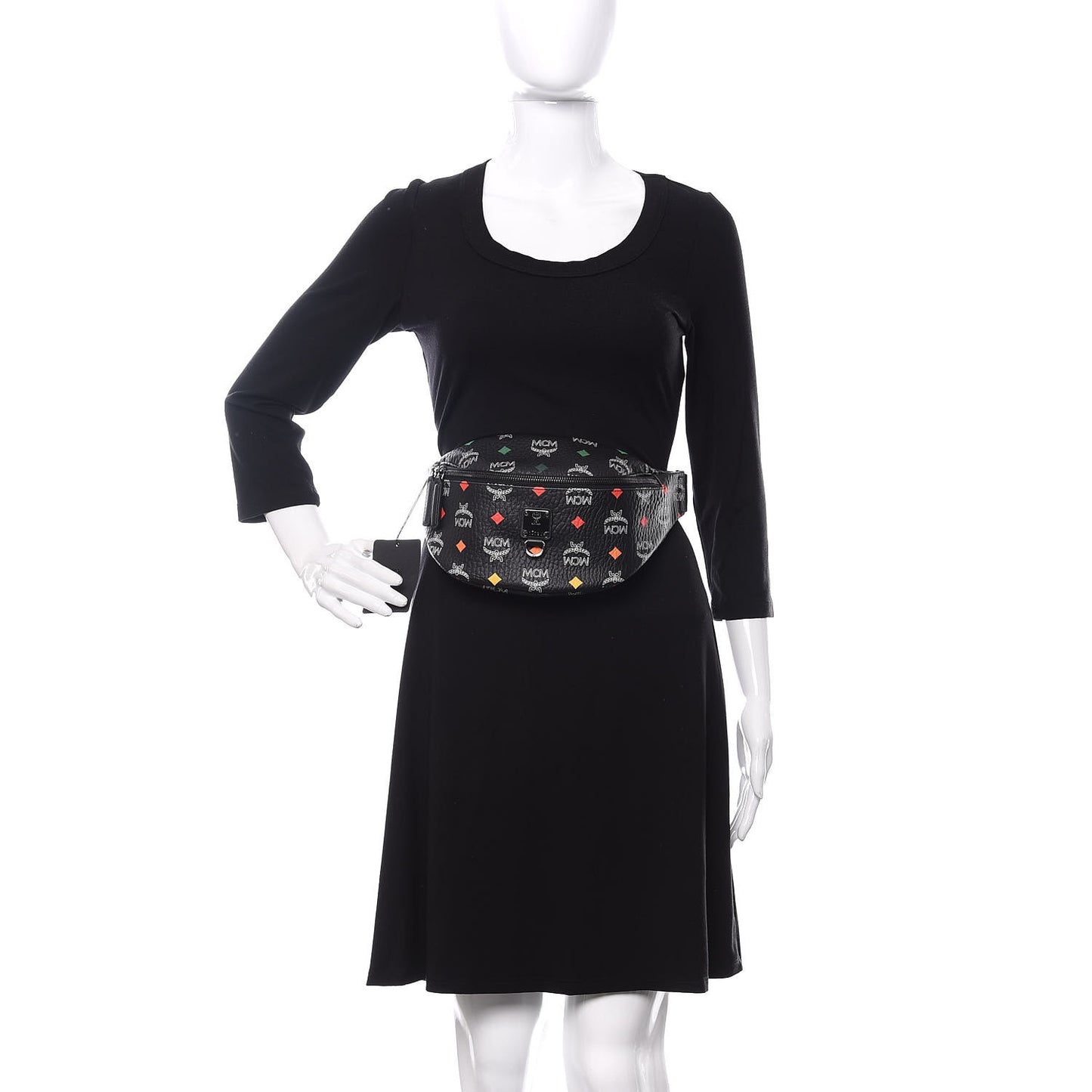 Skyoptic Visetos Small Fursten Belt Bag Diamond Black