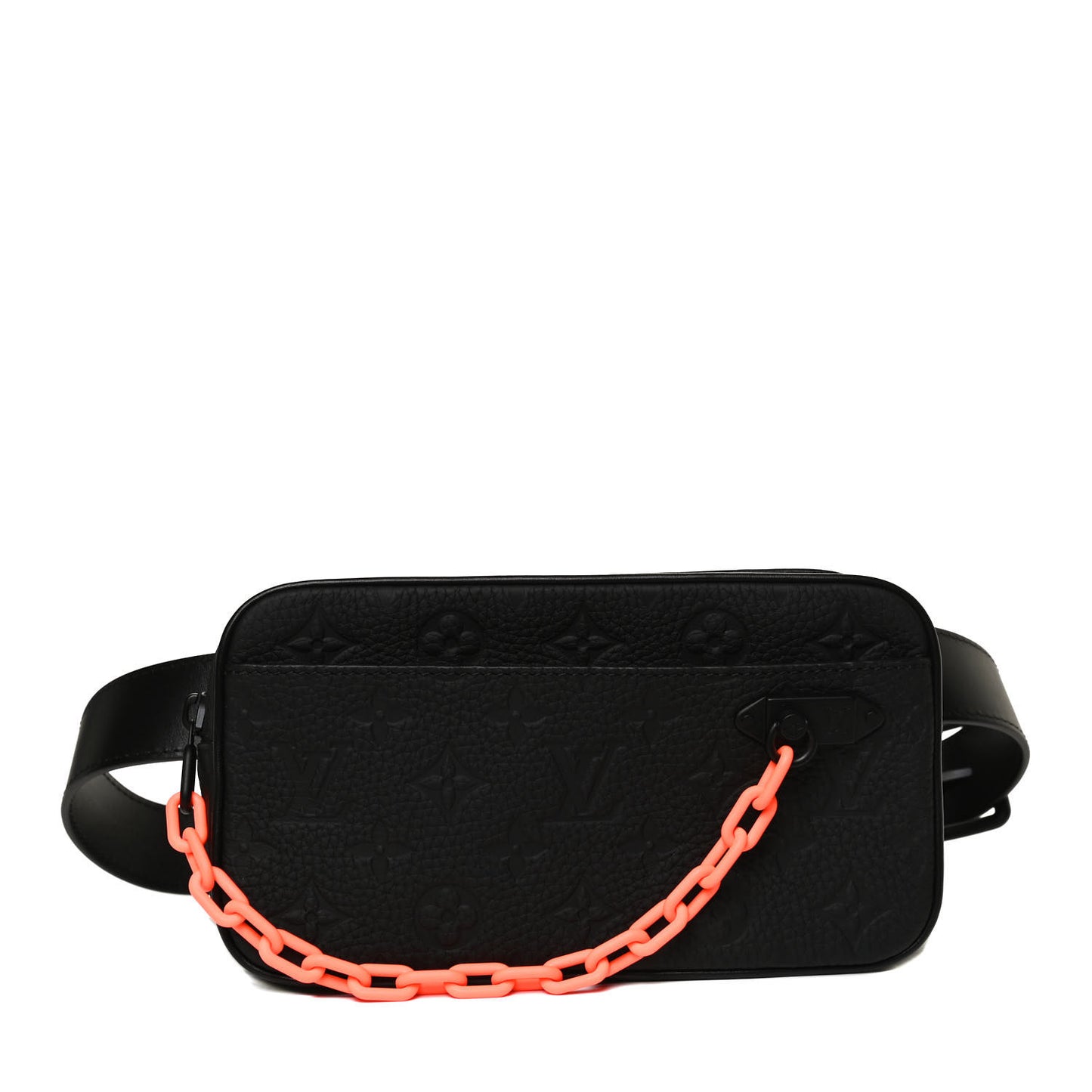 Taurillon Monogram Uniformes Solar Ray Soft Pochette Volga Belt Bag Black