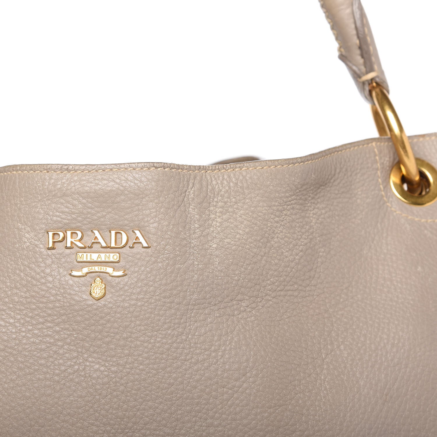 Prada Vitello Daino Hobo Argilla 17 of 17