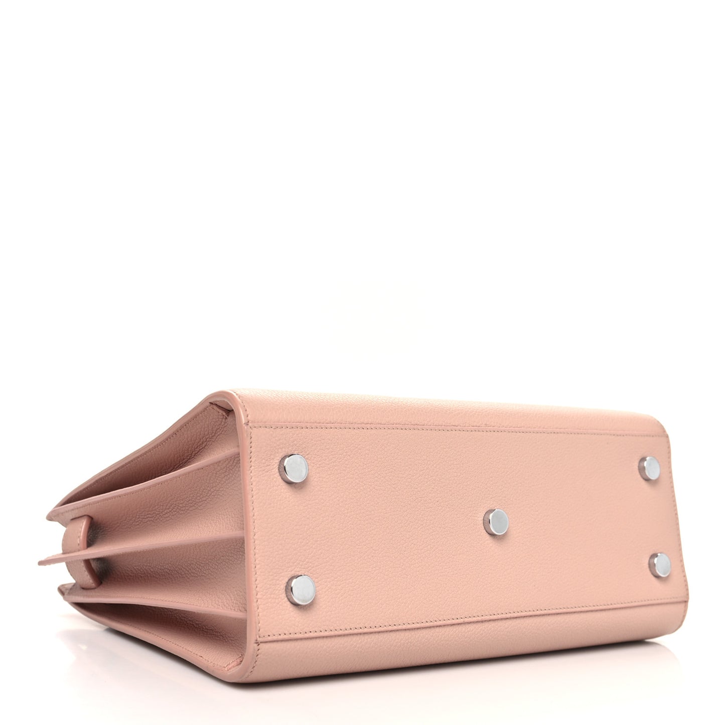 Grained Calfskin Small Sac De Jour Light Blush