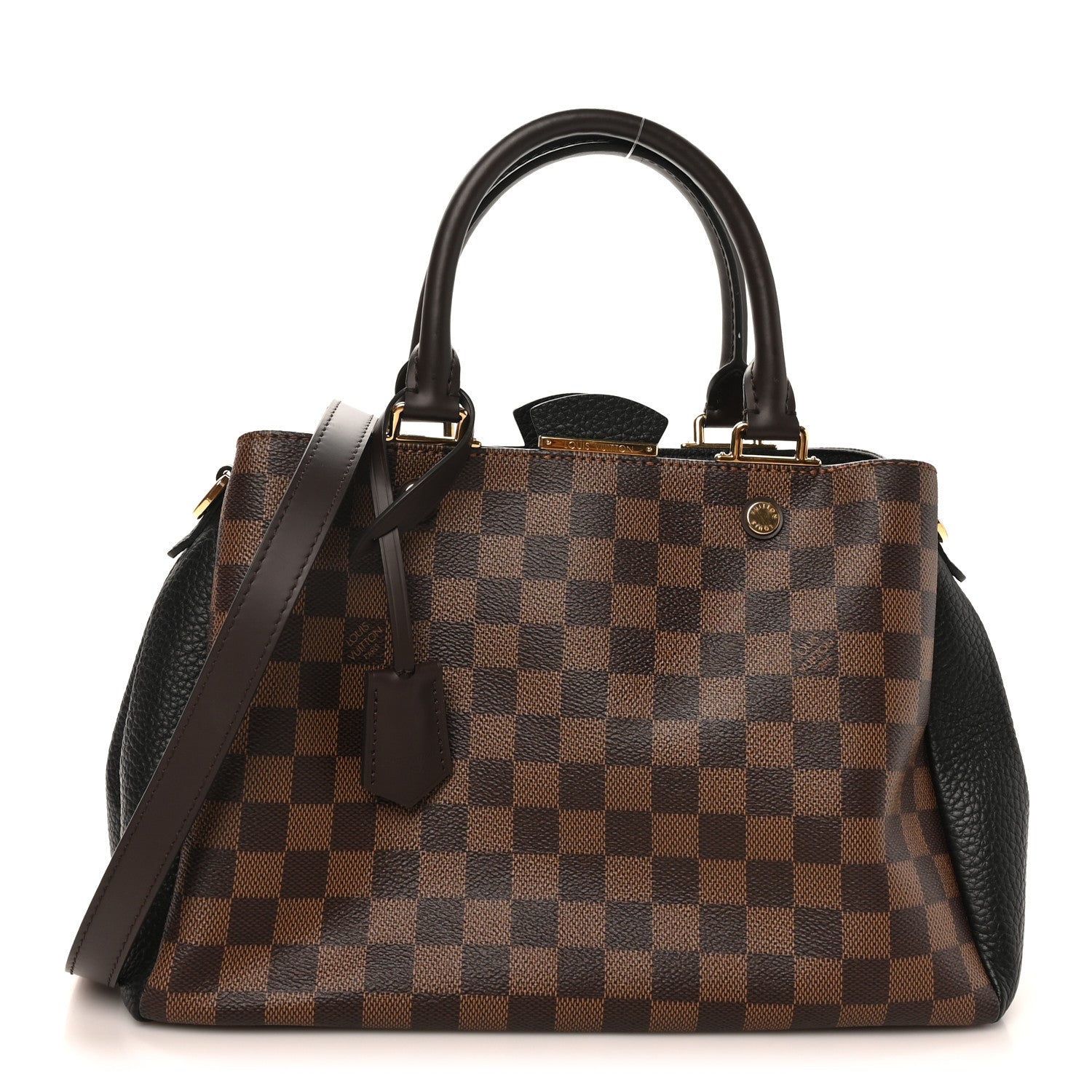 Louis Vuitton Damier Ebene Cuir Taurillon Brittany Black 1868126