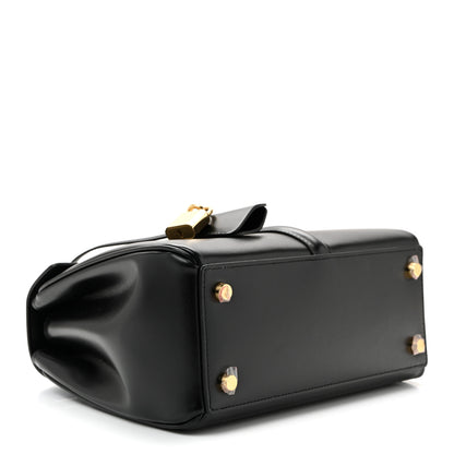 Celine Satinated Calfskin Small 16 Top Handle Bag Black 4 of 11